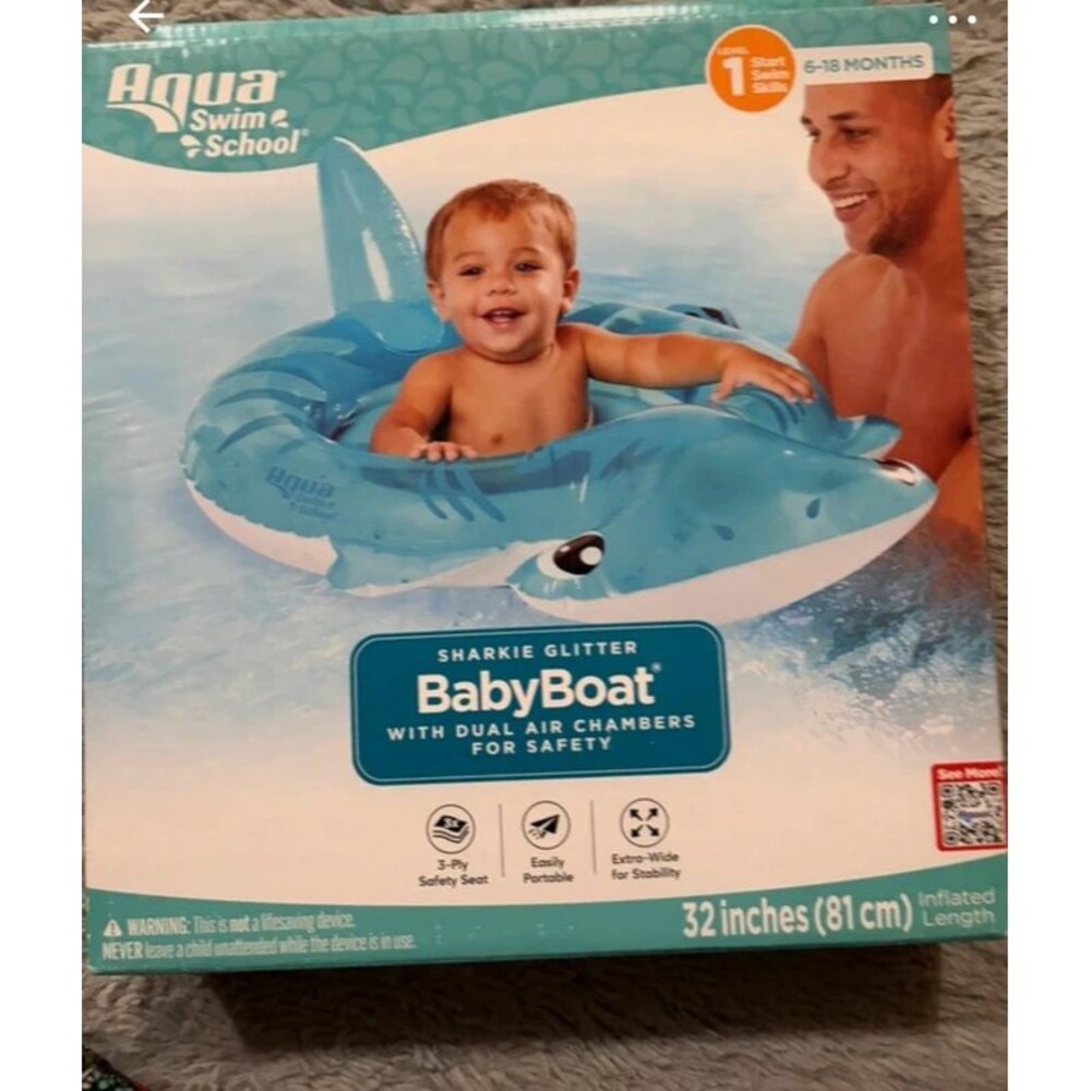 New in box baby shark floater